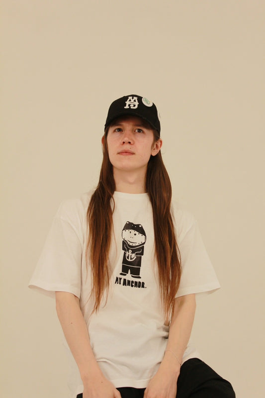 ティラノ グラフィックTシャツ (white)