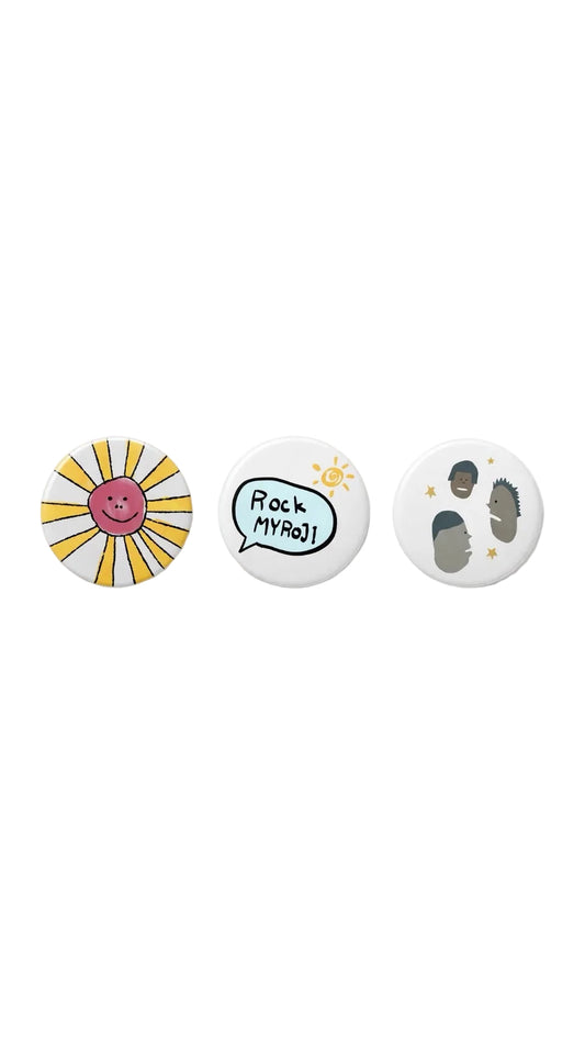 MYROJI Original Can Badge Set (3pcs) A