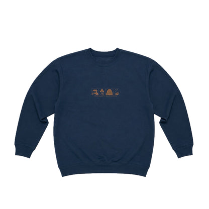 YOKAI 4 グラフィックスウェット (navy)