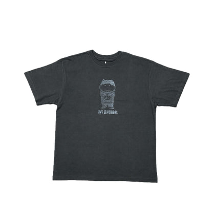 ティラノ　グラフィックTシャツ　(charcoal)