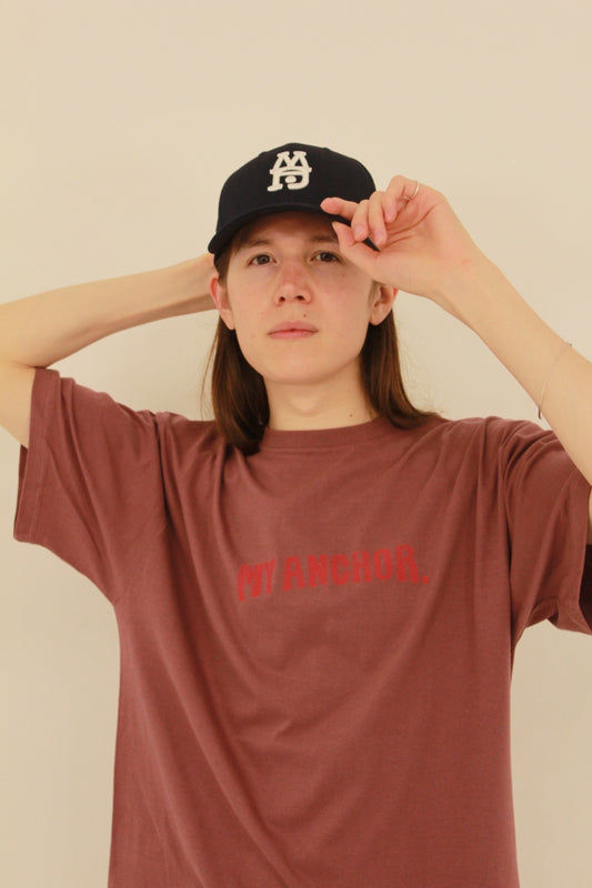 MY ANCHOR グラフィックTシャツ　(Dusty pink)