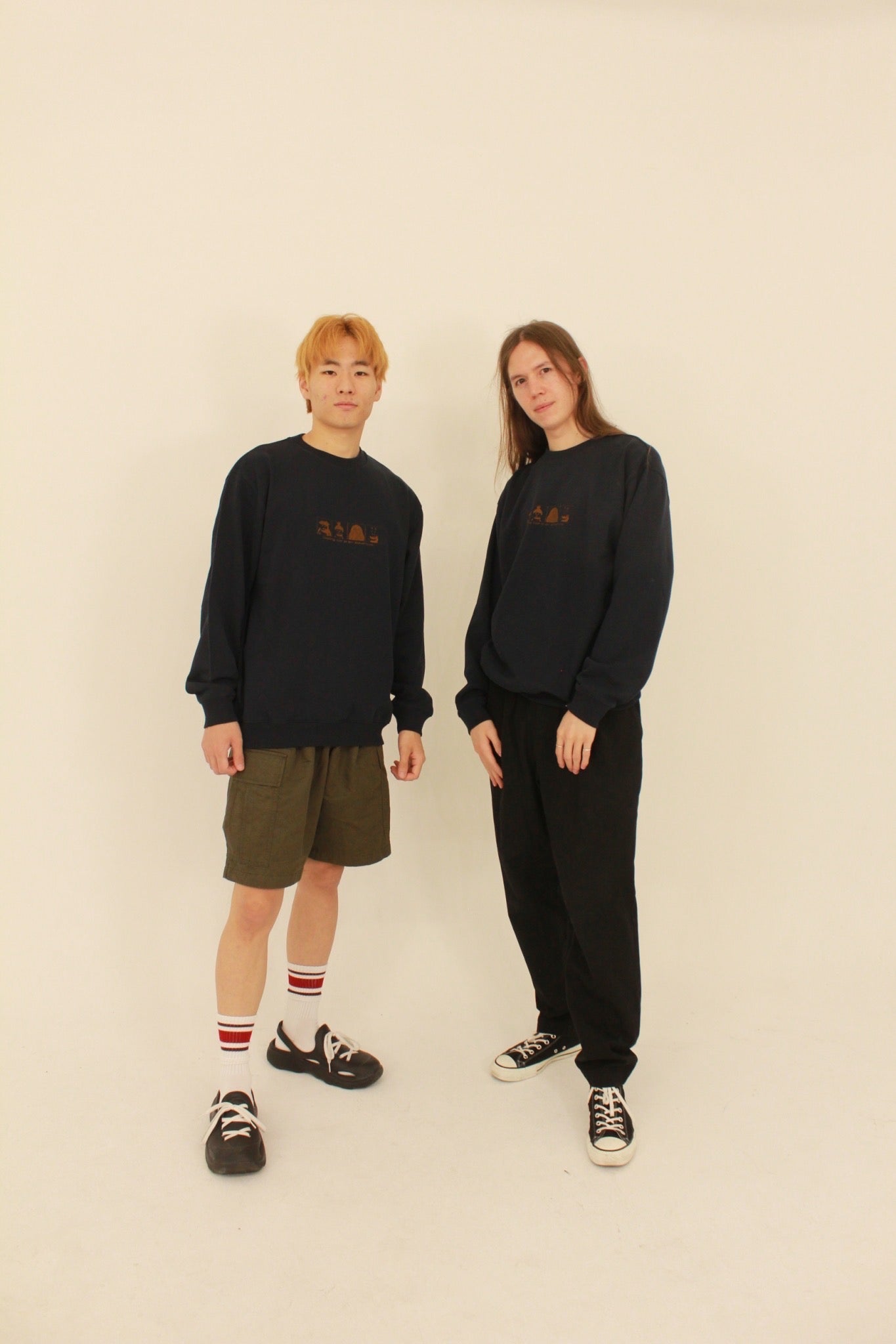 YOKAI 4 グラフィックスウェット (navy)