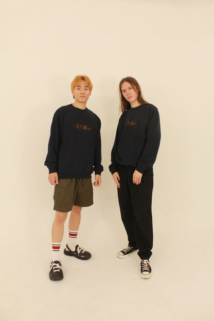 YOKAI 4 グラフィックスウェット (navy)