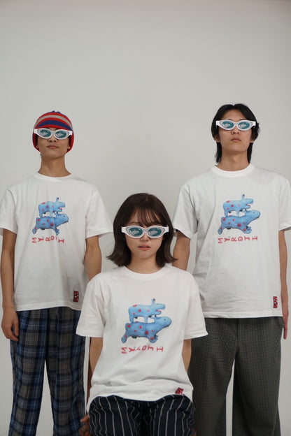 ボドングラフィックT-shirt (white)
